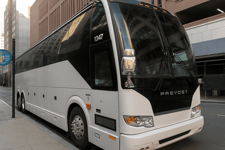 a Charter Bus Rental Murfreesboro coach bus